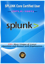 Load image into Gallery viewer, Splunk - SPLK-1001